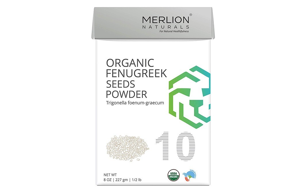 MERLION NATURALS Organic Fenugreek Seeds Powder    Pack  227 grams